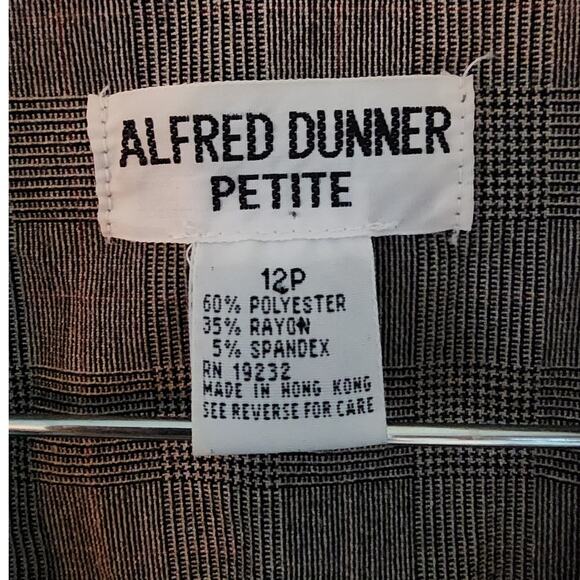 Alfred Dunner 3 Button Closure Shacket Career Petite Plaid Blazer Size 12p - Picture 4 of 6